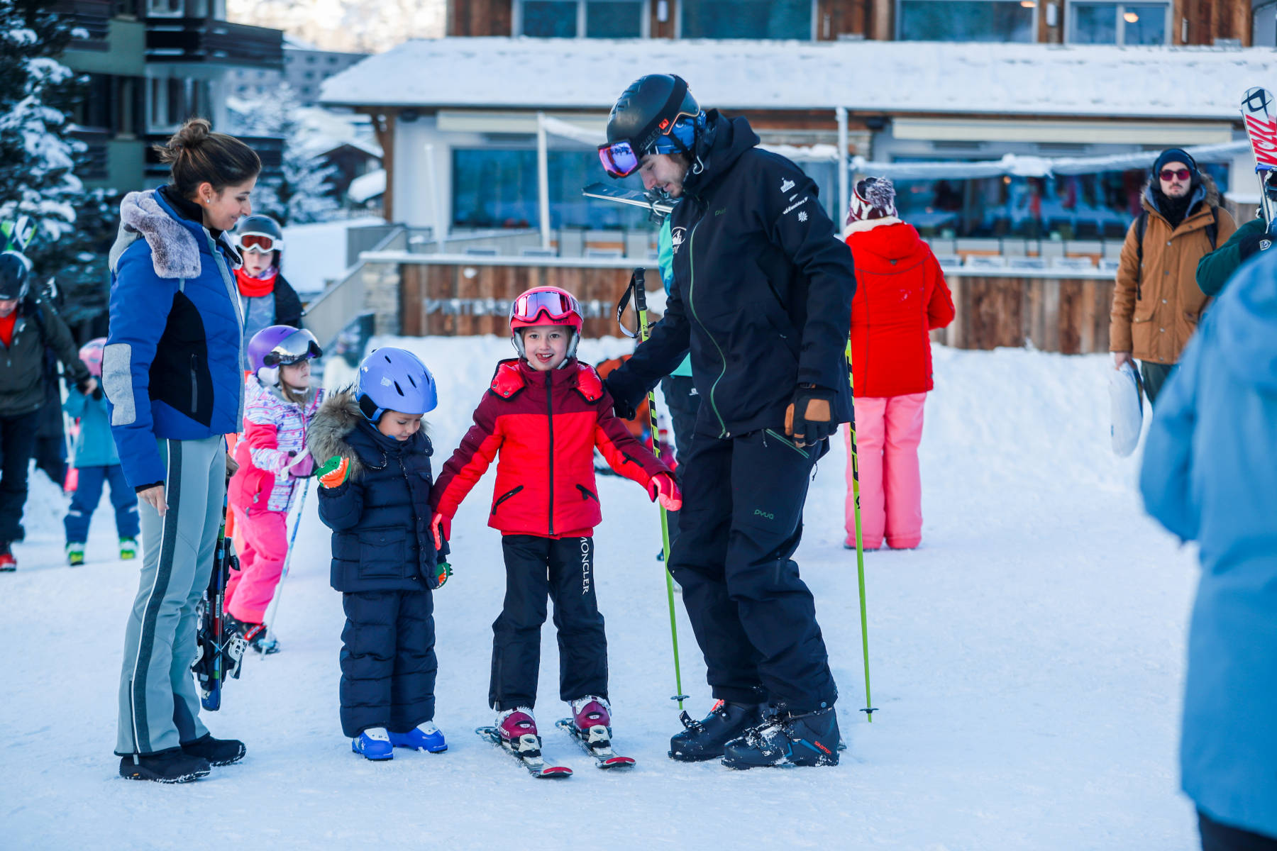 Adaptive Ski Lessons Saas-Fee ski school