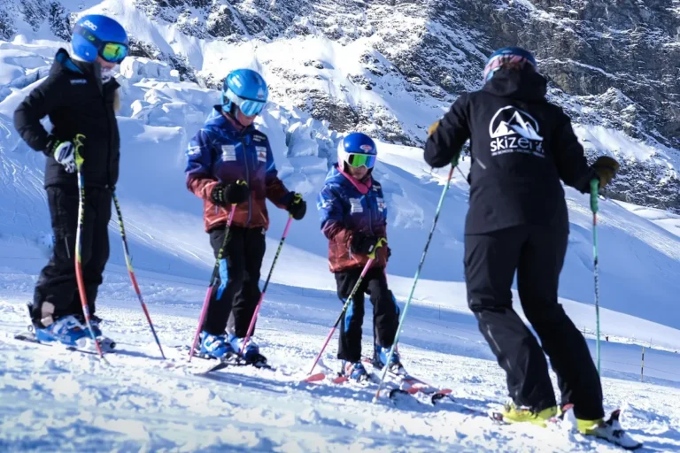 Plan ski trip Saas Fee