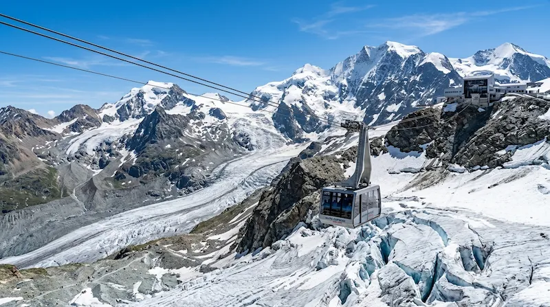 The Alpin Express and Felskinn